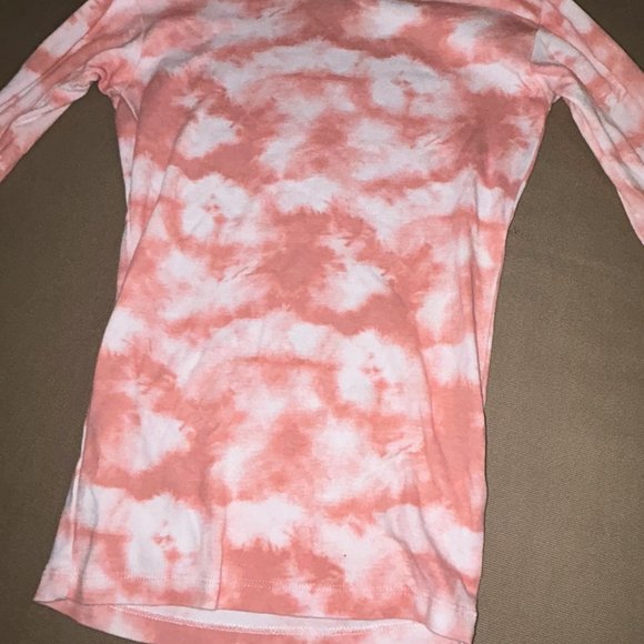 pink tie dye pajamas - Picture 3 of 5
